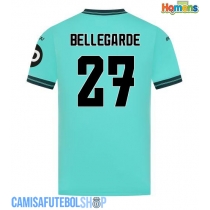 Camisa de time de futebol Wolves Jean-Ricner Bellegarde #27 Replicas 2º Equipamento 2025-26 Manga Curta